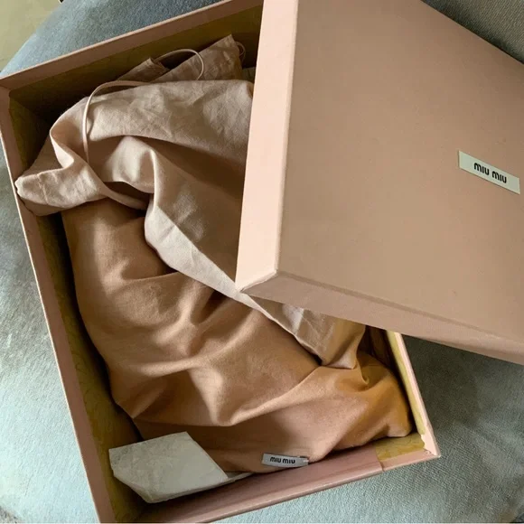 miu miu Capretto Lamina Cammeo metallic rose gold copper open peep toe Mary Jane - Picture 4 of 14